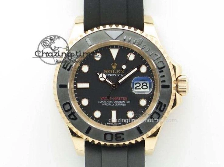 Daytona Bezel Leather Strap A7750 on White DIWF YG Dial DIW Brown YG Edition Case Carbon 0430